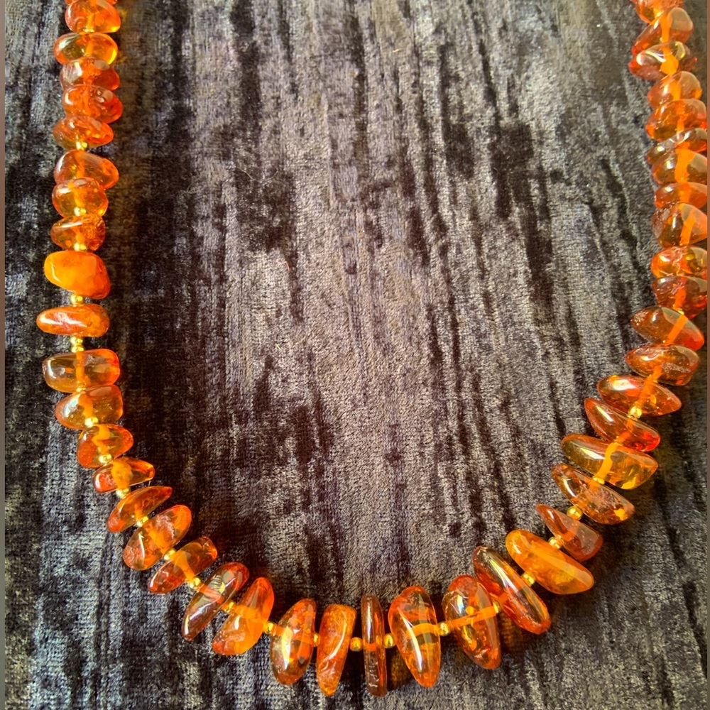 World Tribe Baltic Amber Necklace